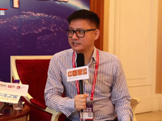 上海组合港信息促进会信息与标准化工作委员会副主任林建华接受采访